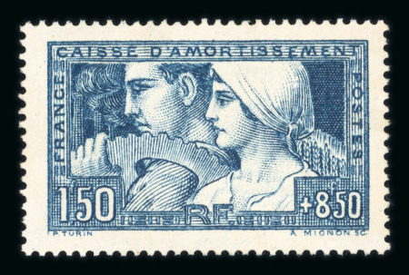 Stamp of France » Collections 1849-1957, dans une reliure Yvert belle collection