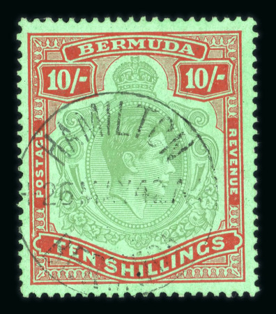 Stamp of Bermuda 1938-53 used collection of the key type issues on pages,