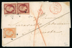 Stamp of France » Empire 1853-1862 1854 : très belle lettre pour Trieste (Italie) affranchissement