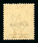 Stamp of Seychelles 1901 surcharged 3c on 10c bright ultramarine and brown