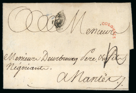 Stamp of France » Lettres Classiques 1778, très belle lettre entière envoyée de Domingue