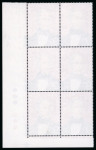 Stamp of Great Britain » Queen Elizabeth II 1973 Explorers 9p in traffic light block of six mint