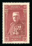 Stamp of Colonies françaises » Monaco 1885-1974, dans deux reliures Lindner collection neufs