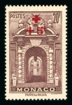 Stamp of Colonies françaises » Monaco 1885-1974, dans deux reliures Lindner collection neufs