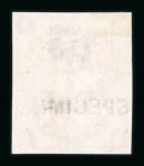 Stamp of Great Britain » 1855-1900 Surface Printed » 1867-80 Large Uncoloured Corner Letters, Wmk Spray of Rose 1867-80 3d rose pl.5 imperforate mint optd. SPECIMEN.