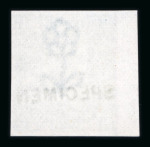 Stamp of Great Britain » 1855-1900 Surface Printed » 1867-80 Large Uncoloured Corner Letters, Wmk Spray of Rose 1867-80 1/- green pl.4 marginal imperforate mint optd.