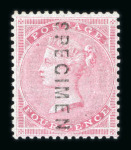 Stamp of Great Britain » 1855-1900 Surface Printed » 1855-57 No Corner Letters 1855-57 Medium Garter 4d carmine on blued paper mint