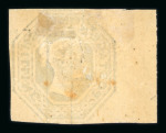 Stamp of Great Britain » 1847-54 Embossed 1847-54 1/- green marginal at left, the other margins