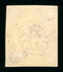 Stamp of Great Britain » 1855-1900 Surface Printed » 1880-81 Provisional Issue and 1881 1d Lilac GB 1880-81 1/2d green (thinned at top), 1d Venetian-red and 1881 1d lilac imprimaturs