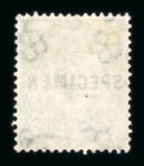 Stamp of Great Britain » 1855-1900 Surface Printed » 1862-64 Small Uncoloured Corner Letters 1862-4 1/- deep green mint optd. SPECIMEN (type 5),