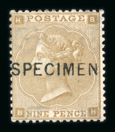 Stamp of Great Britain » 1855-1900 Surface Printed » 1862-64 Small Uncoloured Corner Letters 1862-4 3d bright carmine, 6d lilac and 9d straw mint