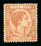 Stamp of Cuba » Collections, Lots etc. 1865-1970, in a stockbook  and some glassines, nice