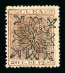 Stamp of Cuba » Collections, Lots etc. 1865-1970, in a stockbook  and some glassines, nice