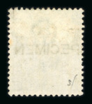 Stamp of Great Britain » 1855-1900 Surface Printed » 1867-80 Large Uncoloured Corner Letters, Wmk Spray of Rose 1867-80 1/- green pl.4, 5 and 6 mint, each with optd.