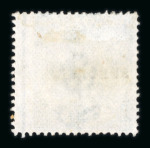 Stamp of Great Britain » 1855-1900 Surface Printed » 1867-80 Large Uncoloured Corner Letters, Wmk Spray of Rose 1867-80 2/- deep blue mint wing marginal example optd.