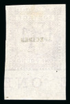 Stamp of Great Britain » 1855-1900 Surface Printed » 1867-83 High Values 1867-83 £1 colour trial imperforate lower margin (with
