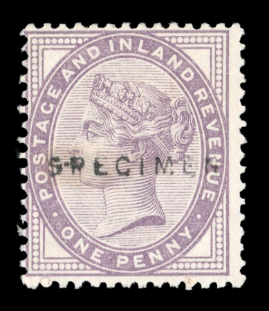 Stamp of Great Britain » 1855-1900 Surface Printed » 1880-81 Provisional Issue and 1881 1d Lilac 1881 1d lilac mint group of eight optd. SPECIMEN (type