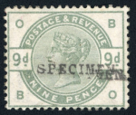 Stamp of Great Britain » 1855-1900 Surface Printed » 1883-84 Lilac & Green Issue 1883-84 lilac and green set of ten values to 1/- mint