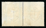 Stamp of Great Britain » 1855-1900 Surface Printed » 1883-84 & 1888 High Values 1883-84 2/6d lilac on blued paper in mint pair optd.