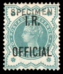 Stamp of Great Britain » Officials Inland Revenue: 1882-1901 mint group of 12 with SG