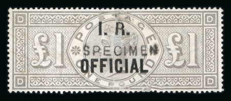 Stamp of Great Britain » Officials Inland Revenue: 1882-1901 £1 brown-lilac mint optd.