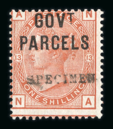 Stamp of Great Britain » Officials Government Parcels: 1883-86 1 1/2d, 6d, 9d and 1/-