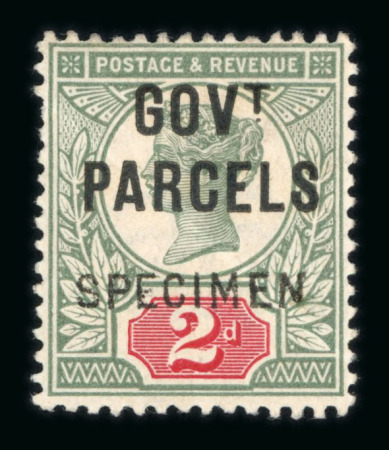Stamp of Great Britain » Officials Government Parcels: 1887-1900 1 1/2d purple and green