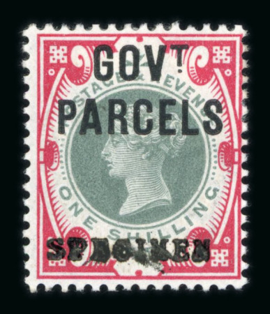 Stamp of Great Britain » Officials Government Parcels: 1887-1900 group of six mint issues