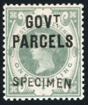 Stamp of Great Britain » Officials Government Parcels: 1887-1900 group of six mint issues