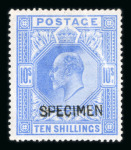Stamp of Great Britain » King Edward VII » 1902-10 De La Rue Issues 1902-10 2/6d lilac, 5/- carmine and 10/- ultramarine