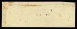 Stamp of Indian States » Alwar Native cover bearing 1877 rouletted ¼a blue (2) and