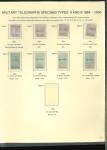 Stamp of Great Britain » Telegraphs 1877 Telegraph mint range on pages from 1/2d to 10/-,