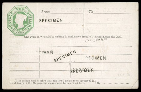 Stamp of Great Britain » Telegraphs 1872-1902 Postal Telegraphs on pages, an attractive