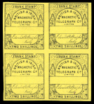 Stamp of Great Britain » Telegraphs 1845-70 Electric Telegraph Company collection written up on pages