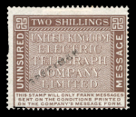 Stamp of Great Britain » Telegraphs 1845-70 Electric Telegraph Company collection written up on pages