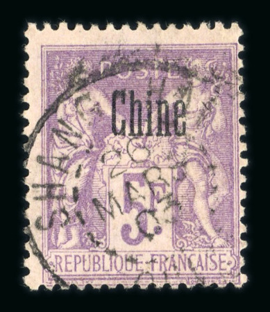 Stamp of Colonies françaises » Chine (Postes françaises) 1893-1906, belle petite collection neufs */obl dont