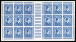 Stamp of Egypt » 1922-1936 King Fouad I Definitives » Essays Egypt 1922 Essay by the Survey Department of Egypt 15m blue sheetlet of 18