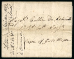 Stamp of South Africa » Cape of Good Hope Cape of Good Hope – 1817 Stampless Entire from Switzerland
