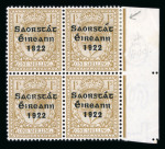 Stamp of Ireland » 1922-35 Overprint Collections 1922-23 Thom 3-line: Specialised collection neatly