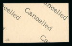 Stamp of Egypt » Commemoratives 1926-47, group of imperf. "CANCELLED" back sets