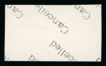 Stamp of Egypt » Commemoratives 1926-47, group of imperf. "CANCELLED" back sets