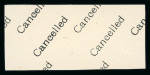 Stamp of Egypt » Commemoratives 1926-47, group of imperf. "CANCELLED" back sets