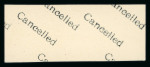Stamp of Egypt » Commemoratives 1926-47, group of imperf. "CANCELLED" back sets