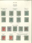 Stamp of Ireland » 1922-35 Overprint Collections 1922 Dollard Overprints – Specialised CollectionA desirable
