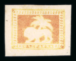 Stamp of India » 1854 Lithographs 1922 ½ Anna Pale Orange-Brown (Sp. 65), Die II – Lion