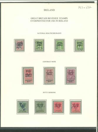 Stamp of Ireland » Revenues & Fiscals 1922-25 Great Britain Revenues overprinted Rialtas