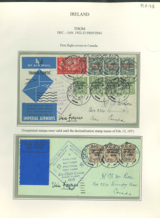 Stamp of Ireland » 1922-35 Overprint Collections 1922-32 Attractive mixed and specialised accumulation