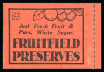 Stamp of Ireland » Booklets 1931-40 SE 1d carmine, booklet pane with advert labels,
