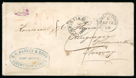 Stamp of Ireland » Collections 1831-1968 Accumulation of over 110 commercial and philatelic