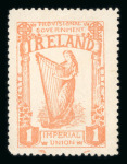 Stamp of Ireland » Forerunners (L1-L45) 1912 Imperial Union (1d) yellow-green (2) and (1d)